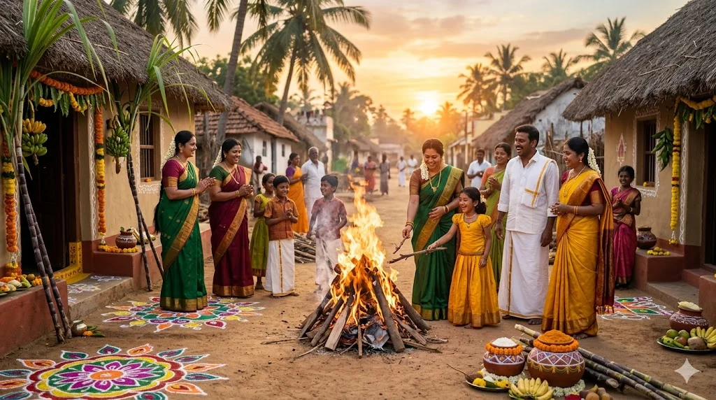 Bhogi Wishes for Prosperity