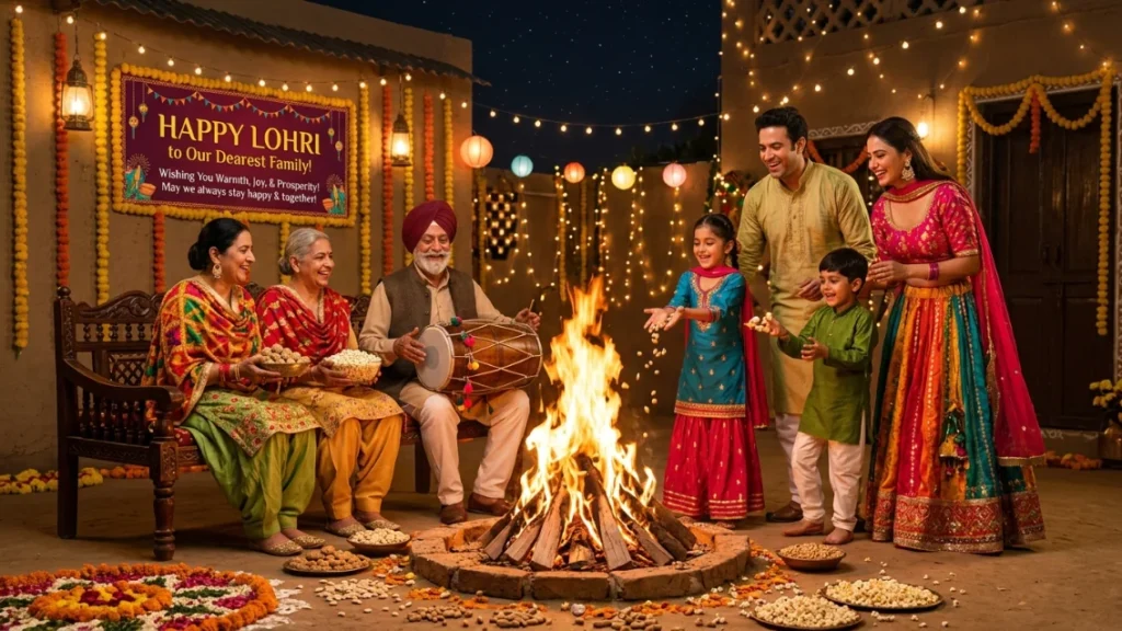 Lohri Wishes for Family