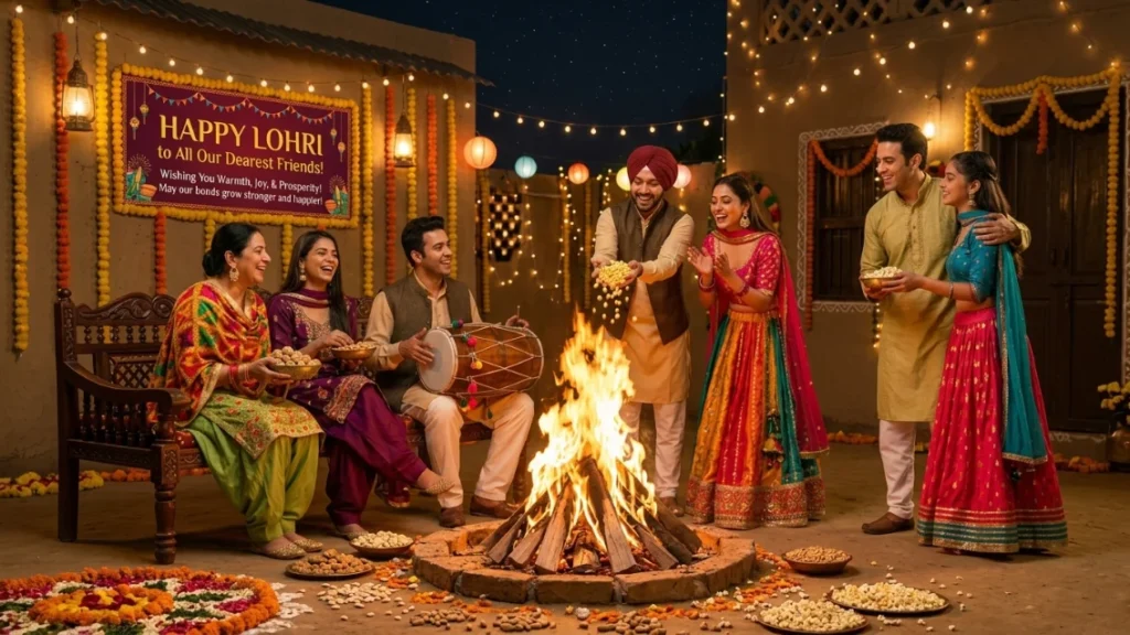 Lohri Wishes for Friends