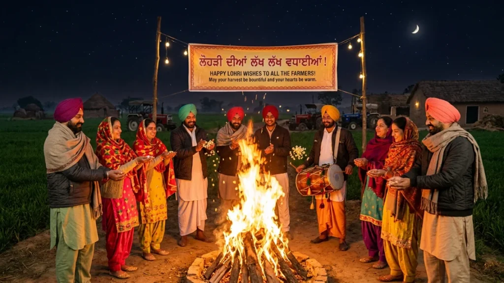 Lohri Wishes for Farmers