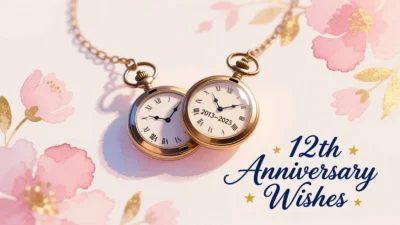 12th Anniversary Wishes