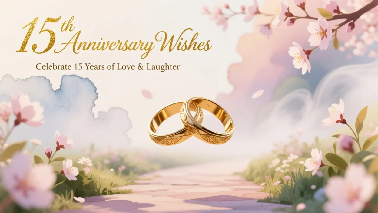 15th Anniversary Wishes