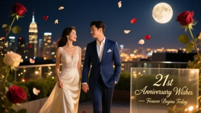21st Anniversary Wishes
