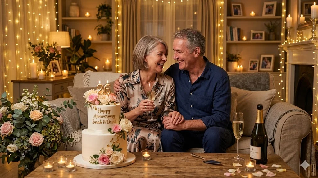 26th Wedding Anniversary Wishes for Husband