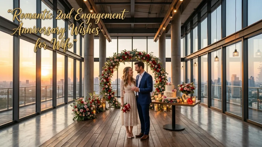 Romantic 2nd Engagement Anniversary Wishes for Wife