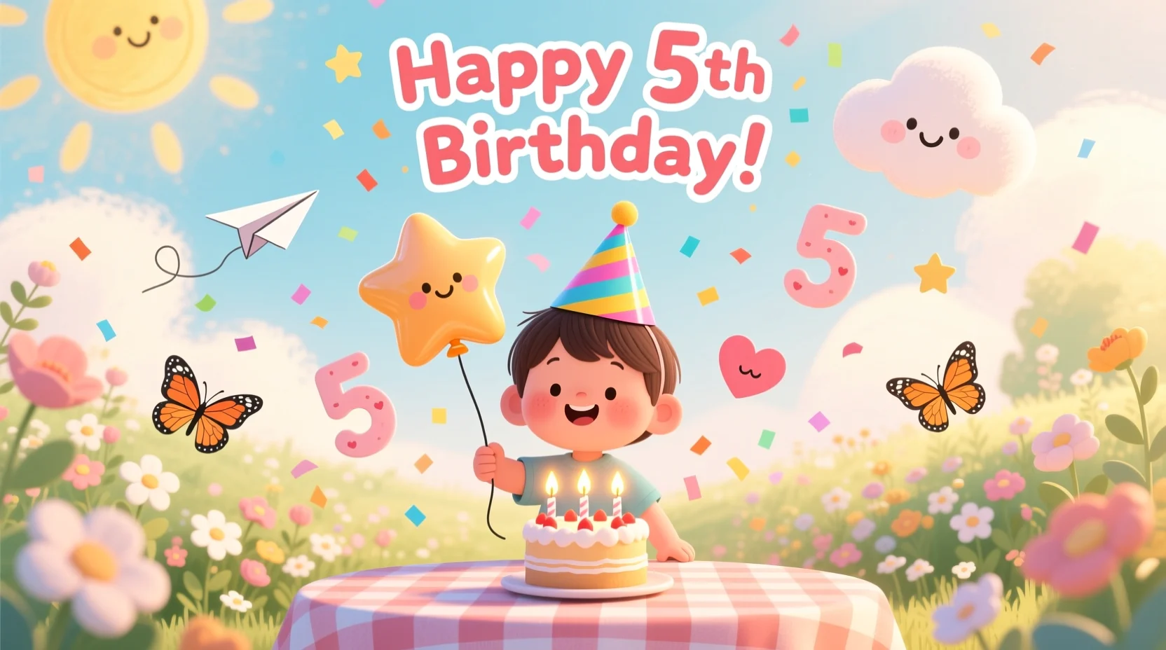 A collection of heartfelt 5th birthday wishes
