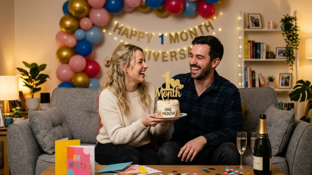 Funny One Month Anniversary Wishes for Husband