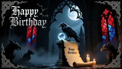 Gothic Birthday Wishes