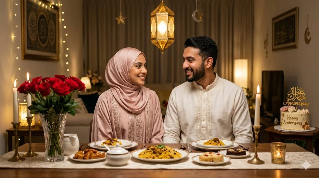 Romantic Islamic Anniversary Wishes for Husband