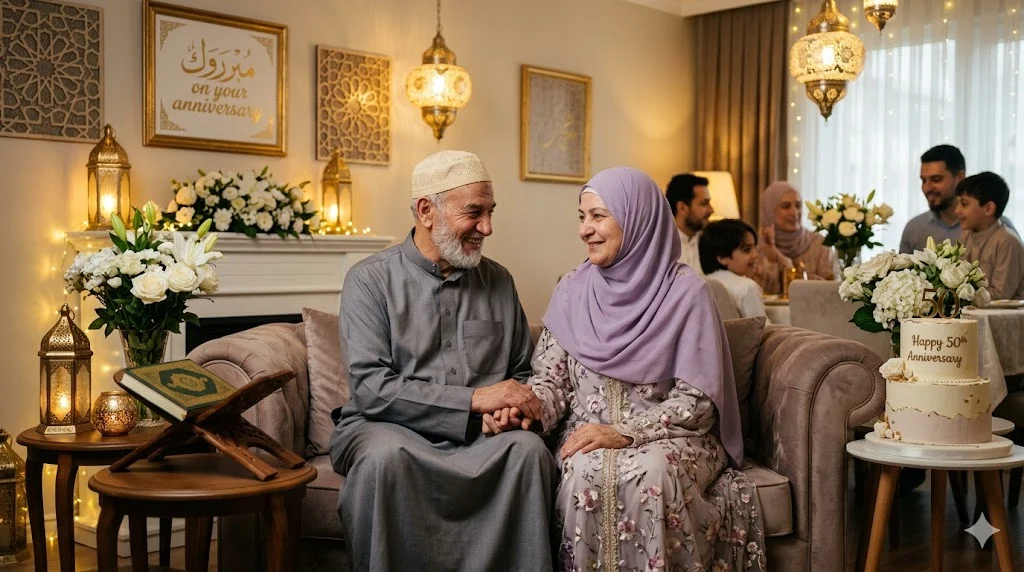 Islamic Anniversary Wishes for Long Marriages