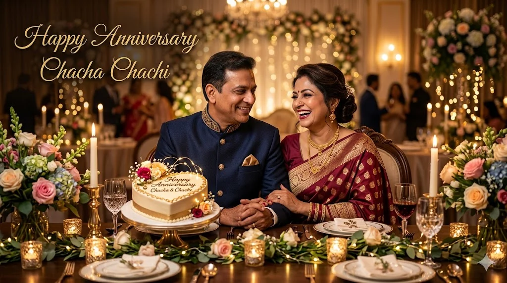 Happy Anniversary Chacha Chachi Wishes in English