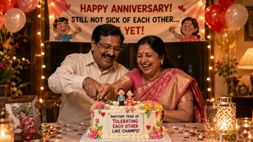 Funny Anniversary Wishes for Chacha Chachi