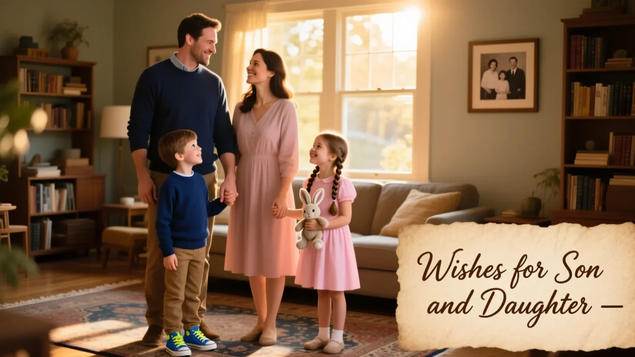 Wishes for Son and Daughter