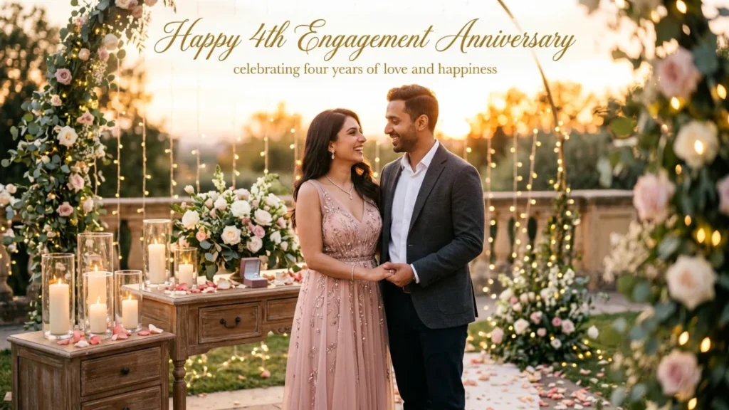 Instagram Ready 4th Engagement Anniversary Wishes