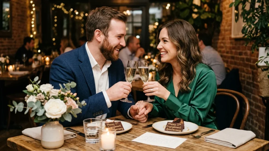 Romantic 5th Engagement Anniversary Wishes for Husband
