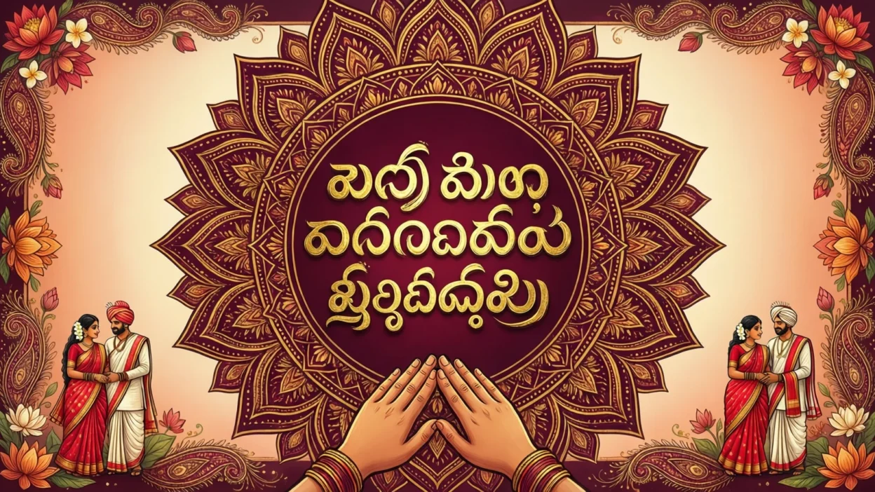 Wedding Anniversary Wishes in Telugu