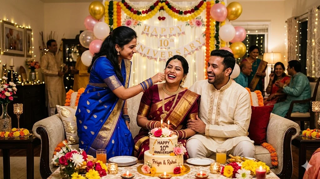 Funny Anniversary Wishes for Sister and Jiju from Sister