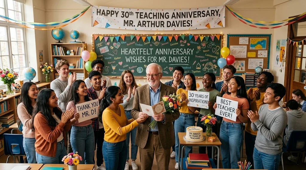 Heartfelt Anniversary Wishes for Teacher