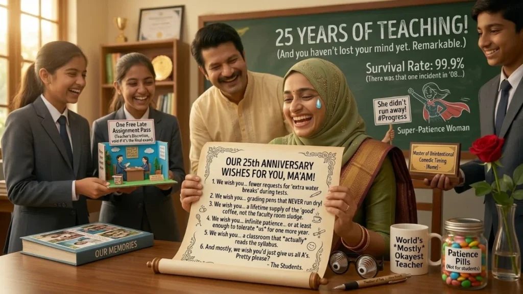 Inspirational Anniversary Wishes for Teacher