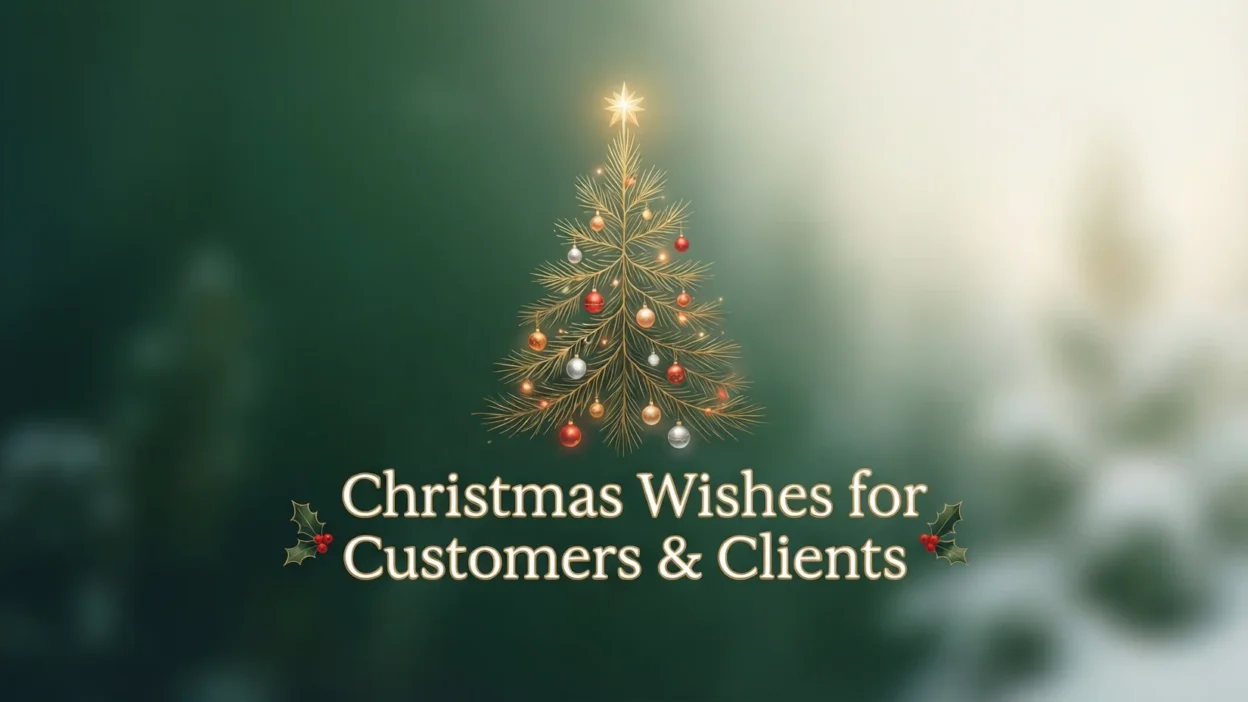 Christmas Wishes for Customers Clients