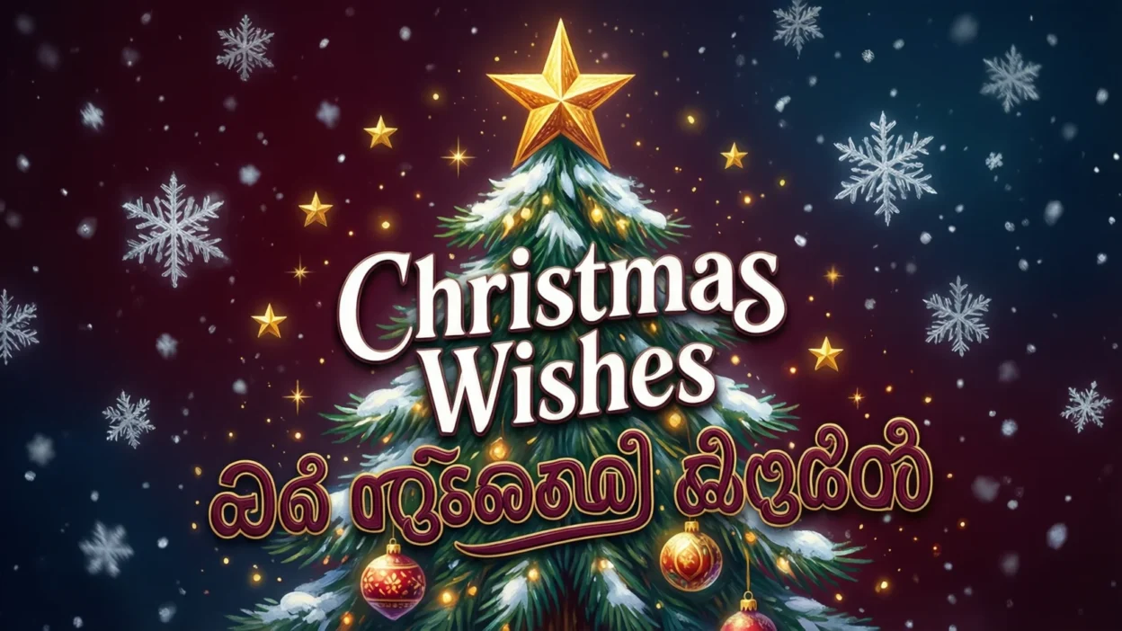 Christmas Wishes in Malayalam