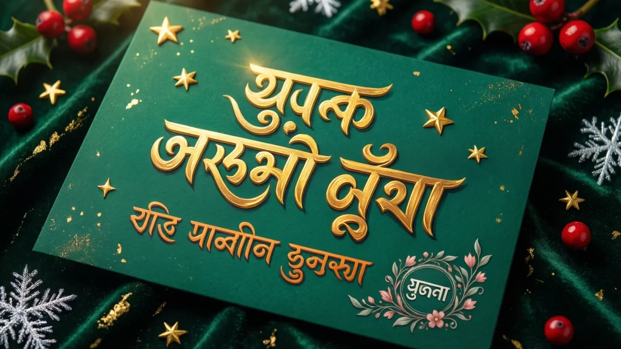 Christmas Wishes in Marathi