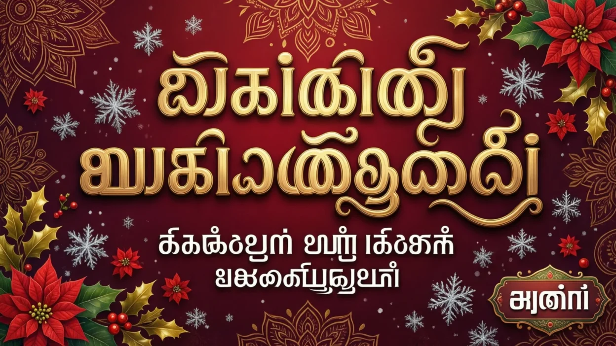 Christmas Wishes in Tamil