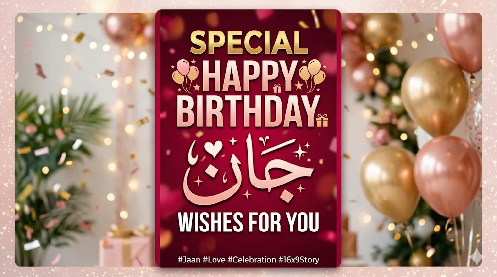 Special Happy Birthday Jaan Wishes for Social Media
