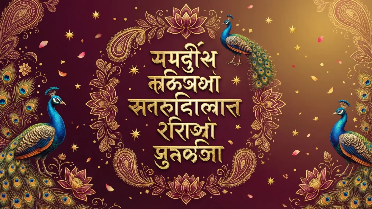 50th Marriage Anniversary Wishes in Marathi