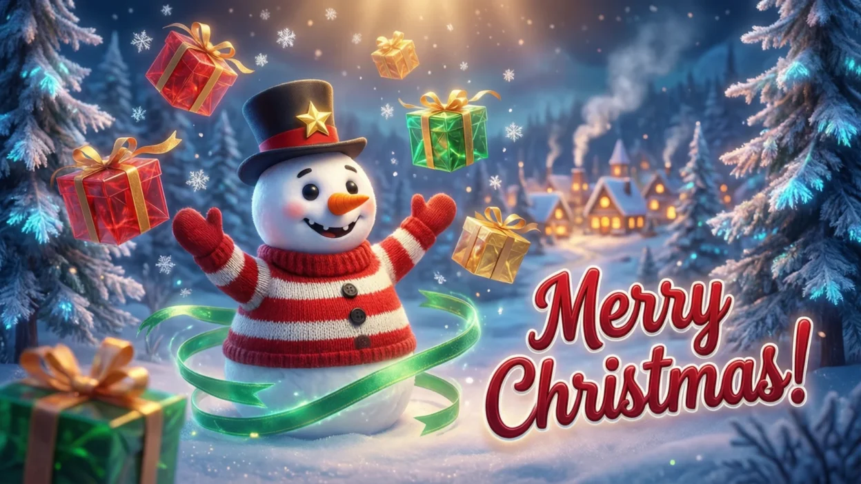 Animated Merry Christmas Wishes