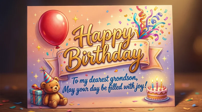 Birthday Wishes for Grandson