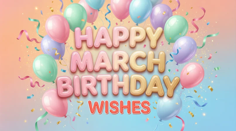 Happy March Birthday Wishes