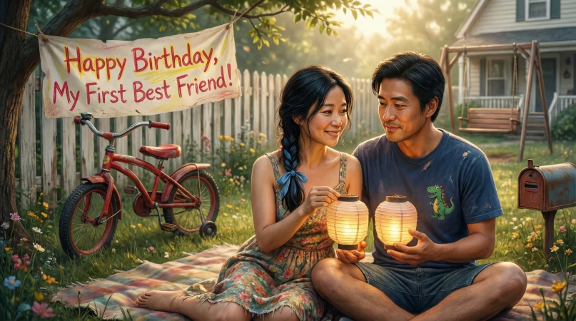 Heart Touching Birthday Wishes for Childhood Friend