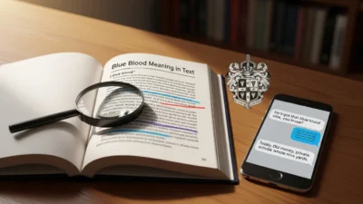 Blue Blood Meaning in Text