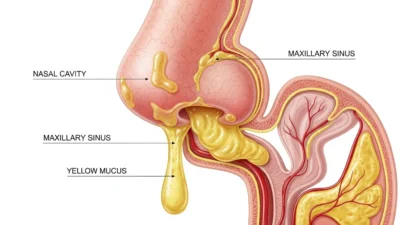 what does yellow snot mean