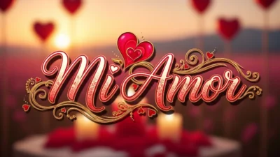 what does mi amor mean