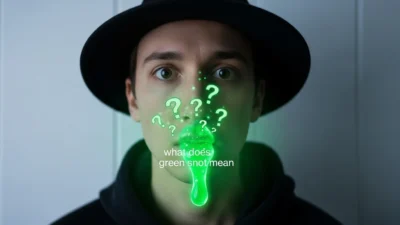 what does green snot mean