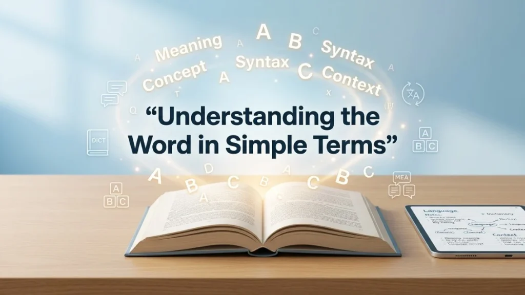 Understanding the Word in Simple Terms