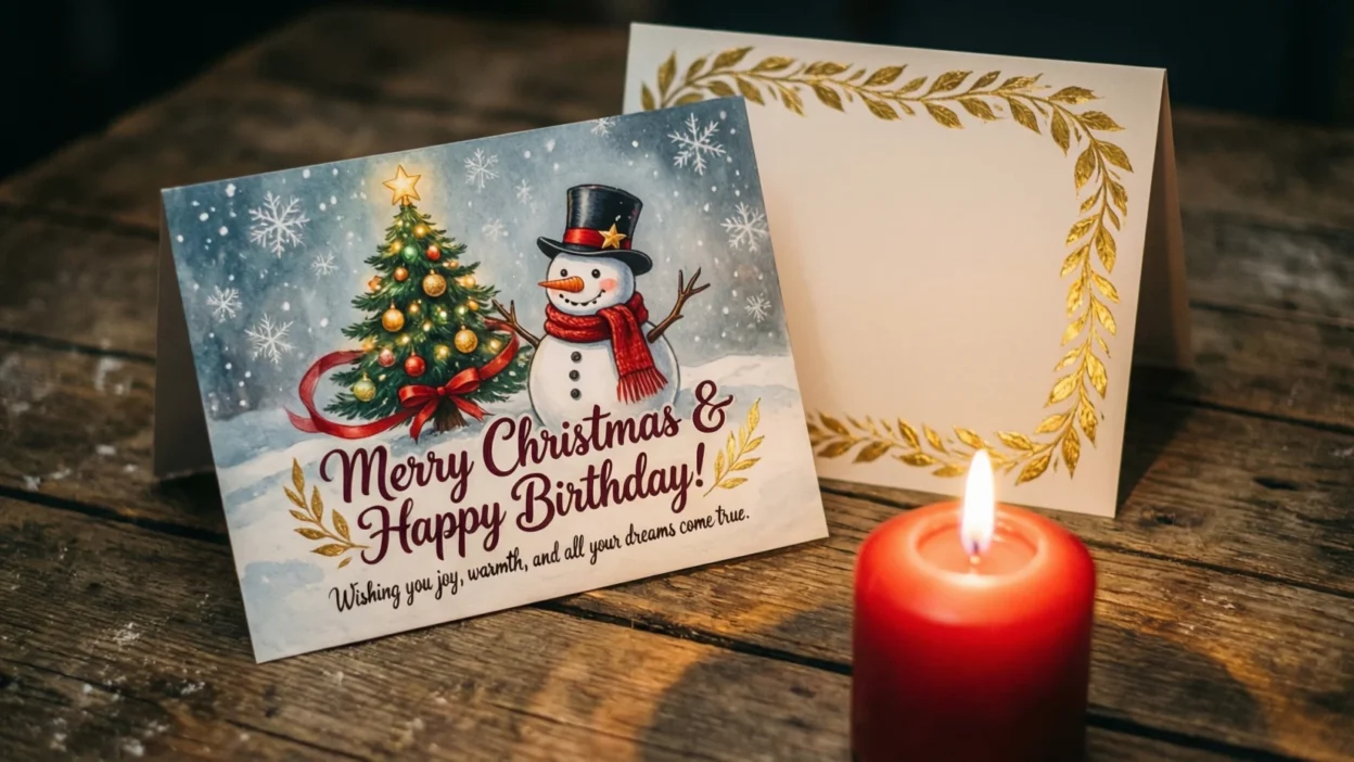 Christmas Birthday Wishes