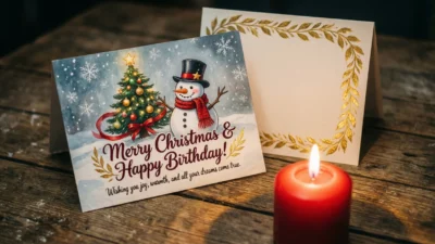 Christmas Birthday Wishes