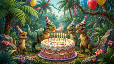 Dinosaur Birthday Wishes
