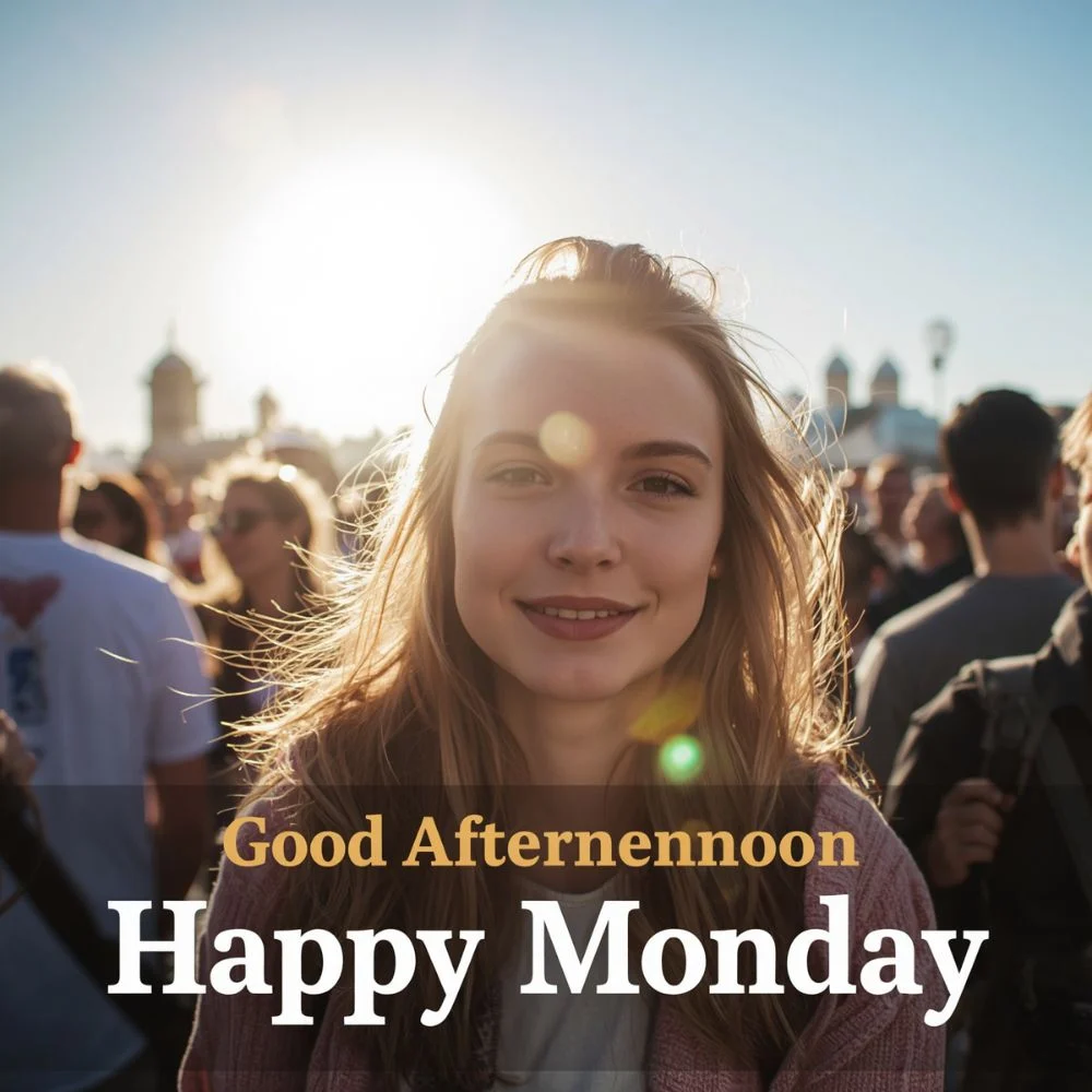 Good Afternoon Happy Monday Wishes