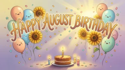 happy august birthday wishes