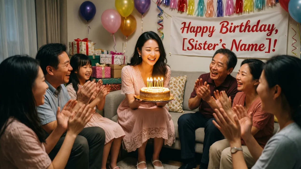 Happy Birthday Wishes for a Sister