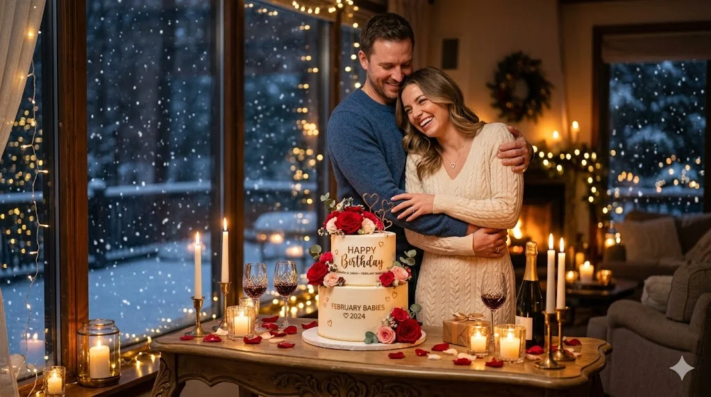 Romantic Wishes for February Birthdays