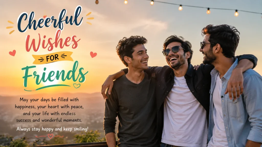 Cheerful Wishes for Friends