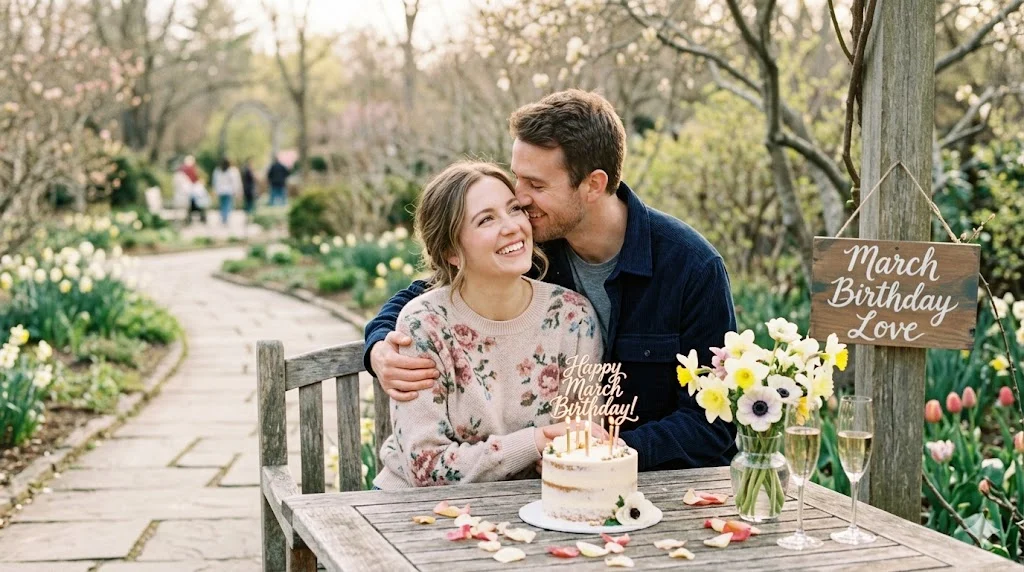 Romantic Happy March Birthday Wishes
