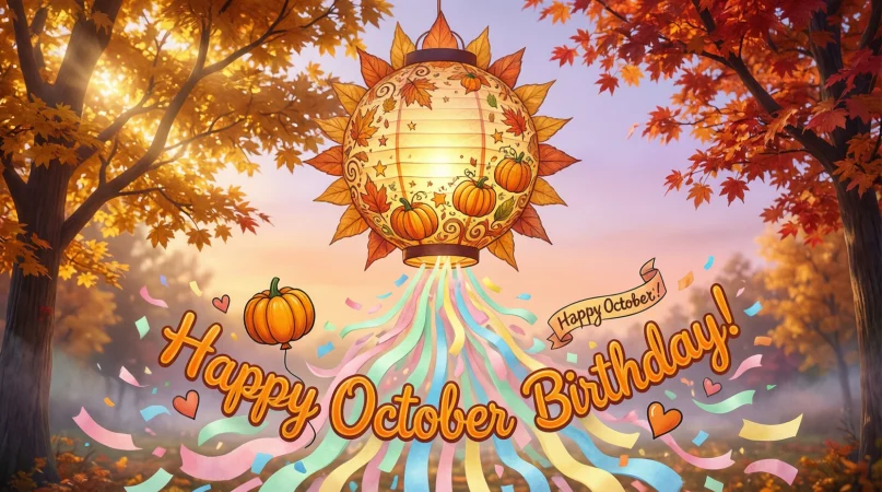 happy october birthday wishes