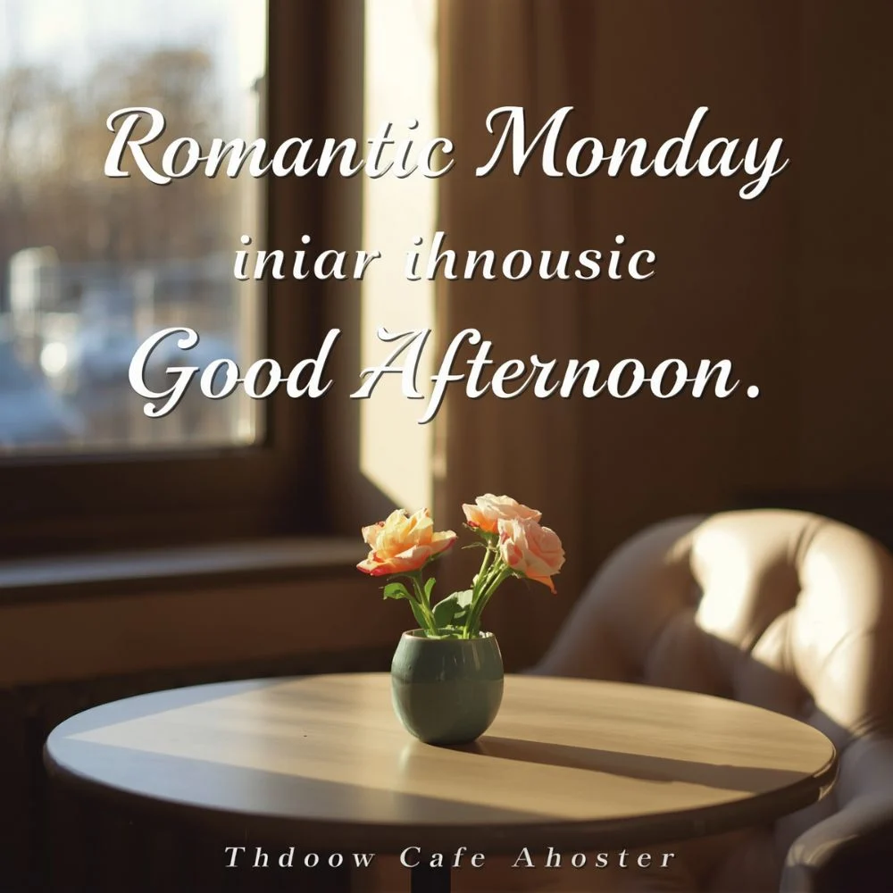 Romantic Monday Good Afternoon Wishes