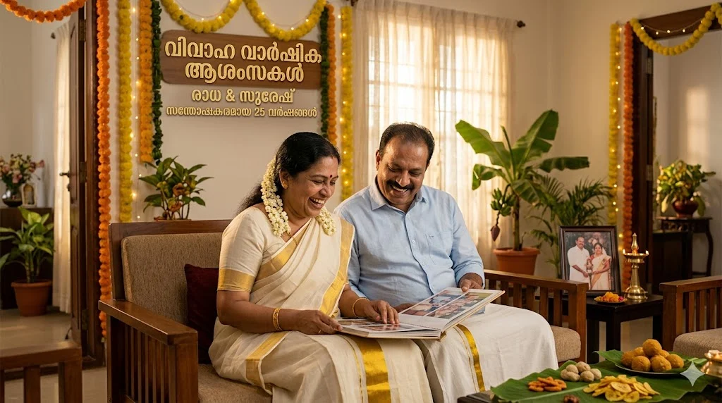 wedding anniversary wishes malayalam
